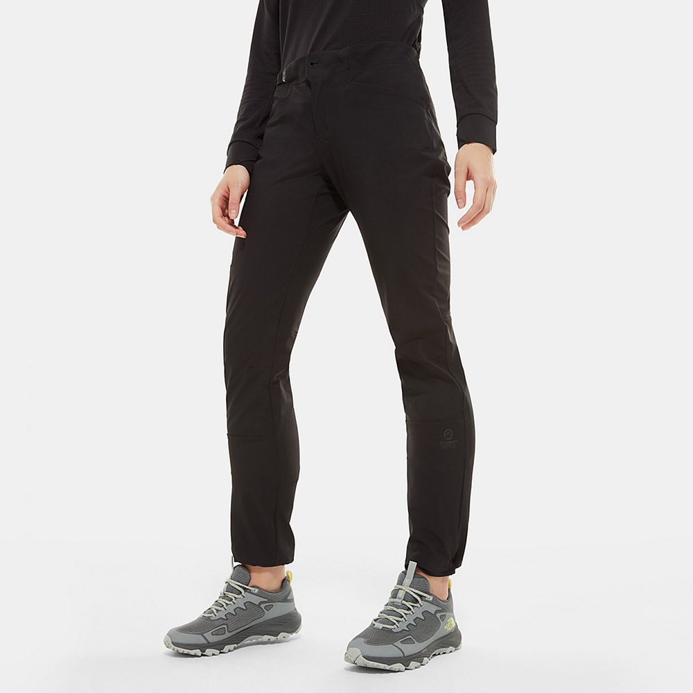 The North Face Pants Womens Australia - The North Face Summit Series L1 Vrt Climb Black (IZQ-587142)